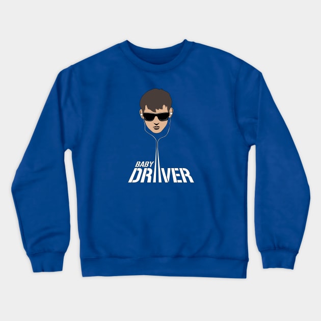 Baby Driver Crewneck Sweatshirt by JJFDesigns